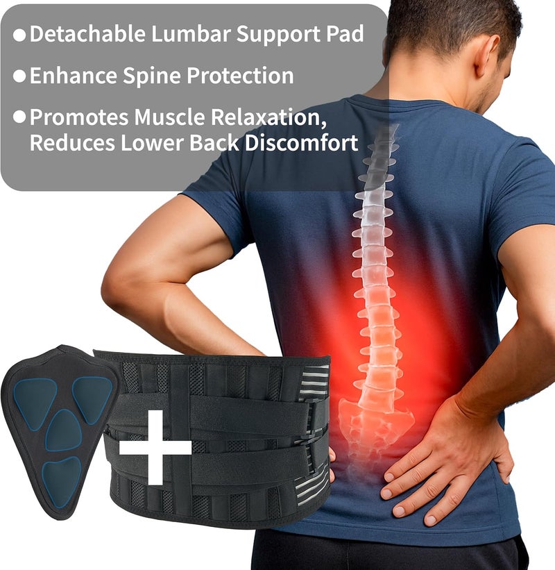 MoHern Back Support Belt for Women and Men, Soft Waist Trainer for Men, Non-Slip Fajas Para Hombres De Trabajo Pesado - Image 3